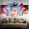 Dragon Ball Goku Anime - 5 Panel Canvas Art Wall Decor