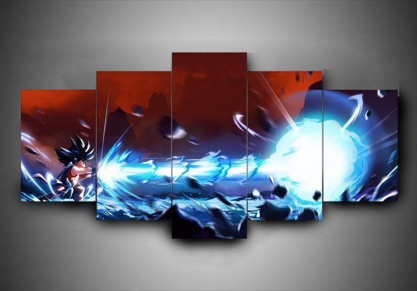 Dragon Ball Goku Kid Anime - 5 Panel Canvas Art Wall Decor