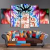 Dragon Ball Ultra Instinct Goku Anime - 5 Panel Canvas Art Wall Decor