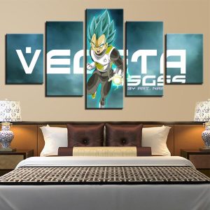 Dragon ball Goku 22 - Anime 5 Panel Canvas Art Wall Decor