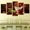 Drink Fruit 01 - Kitchen 5 Panel Canvas Art Wall Decor