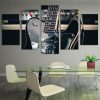 Electric Guitar 4 - Music 5 Panel Canvas Art Wall Decor