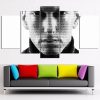 Eminem Black And White Celebrity - 5 Panel Canvas Art Wall Decor