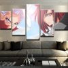 Erza And Mirajane - Anime 5 Panel Canvas Art Wall Decor