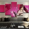 Erza Fairy Tail - Anime 5 Panel Canvas Art Wall Decor