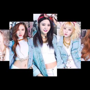 Exid #1 - Movie 5 Panel Canvas Art Wall Decor