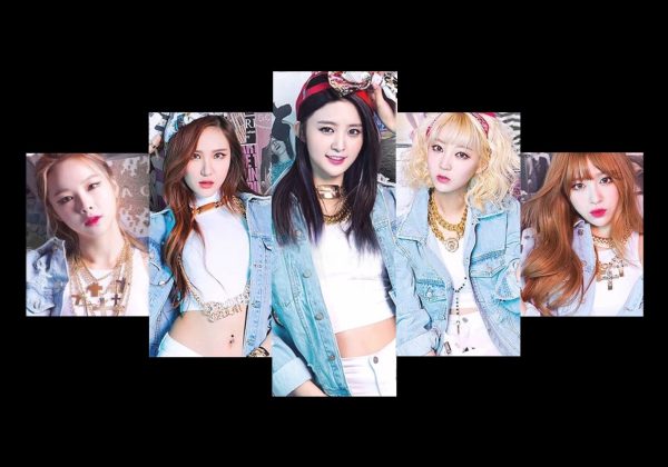 Exid #1 - Movie 5 Panel Canvas Art Wall Decor