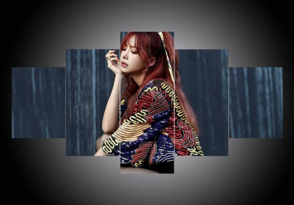 Exid - Solji - Movie 5 Panel Canvas Art Wall Decor