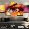 Eye - Abstract 5 Panel Canvas Art Wall Decor