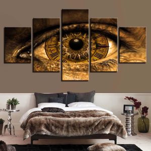 Eyes 11 - Abstract 5 Panel Canvas Art Wall Decor