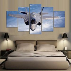 F-35 - Aircraft Canvas Wall Art