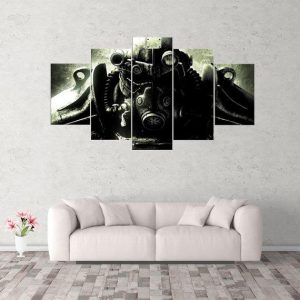 Fallout 2 - Gaming 5 Panel Canvas Art Wall Decor