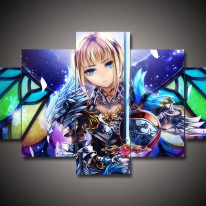 Fate/Stay Night 1 - Anime 5 Panel Canvas Art Wall Decor