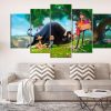 Ferdinand Kids Animated Movie - Cartoon 5 Panel Canvas Art Wall Decor