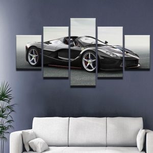 Ferrari LaFerrari Aperta Car - 5 Panel Canvas Art Wall Decor