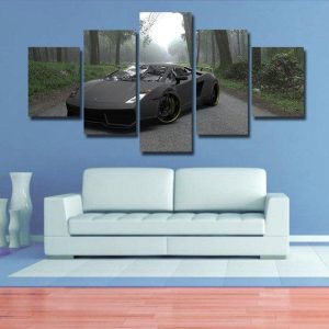 Ferrari - Automative 5 Panel Canvas Art Wall Decor