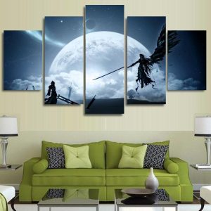 Final Fantasy 7 Anime - 5 Panel Canvas Art Wall Decor