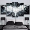 Fine Dark Knight DC - 5 Panel Canvas Art Wall Decor