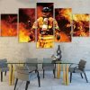 Firefighter Hero - Career 5 Panel Canvas Art Wall Decor