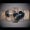 Fitness Bodybuilding Gym - Sport 5 Panel Canvas Art Wall Decor