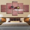 Fitness Movement 2 - Sport 5 Panel Canvas Art Wall Decor