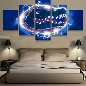 Florida Gators Logo Sport - 5 Panel Canvas Art Wall Decor