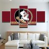 Florida State Seminoles 1 Sport - 5 Panel Canvas Art Wall Decor