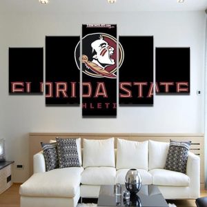 Florida State Seminoles 2 Sport - 5 Panel Canvas Art Wall Decor