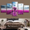 Flower 33 - Nature 5 Panel Canvas Art Wall Decor