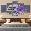 Flower 39 - Nature 5 Panel Canvas Art Wall Decor