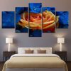 Flower 41 - Nature 5 Panel Canvas Art Wall Decor