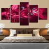 Flower 47 - Nature 5 Panel Canvas Art Wall Decor