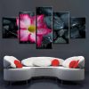 Flower 61 - Nature 5 Panel Canvas Art Wall Decor