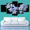 Flowers Beautiful 15 - Nature 5 Panel Canvas Art Wall Decor