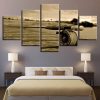 Fly Fishing 1 - Fishing 5 Panel Canvas Art Wall Decor