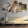 Fly Fishing - Fishing 5 Panel Canvas Art Wall Decor