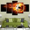 Football 1 - Sport 5 Panel Canvas Art Wall Decor