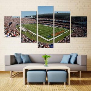 Football Stadium - Sport 5 Panel Canvas Art Wall Decor