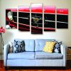 Ford Mustang 4 - Automative 5 Panel Canvas Art Wall Decor