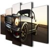 Ford Mustang Classic Car - Automative 5 Panel Canvas Art Wall Decor