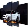 Ford Mustang Gt Sport Car -Automative 5 Panel Canvas Art Wall Decor