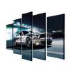 Ford Mustang Racing Beautiful Sport Car - Automative 5 Panel Canvas Art Wall Decor