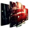 Ford Mustang Sport Car Racing - Automative 5 Panel Canvas Art Wall Decor