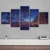 Forest Natural - Nature 5 Panel Canvas Art Wall Decor