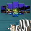 Forest Tree Beautiful 1 - Nature 5 Panel Canvas Art Wall Decor