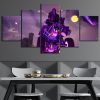 Fortnite Black Knight Poster Gaming - 5 Panel Canvas Art Wall Decor