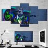 Fortnite Dj Yonder Gaming - 5 Panel Canvas Art Wall Decor