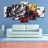 Fullmetal Alchemist 1 - Cartoon 5 Panel Canvas Art Wall Decor