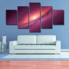 Galaxy 02 - Space 5 Panel Canvas Art Wall Decor