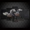 Galloping Horses - Animal 5 Panel Canvas Art Wall Decor